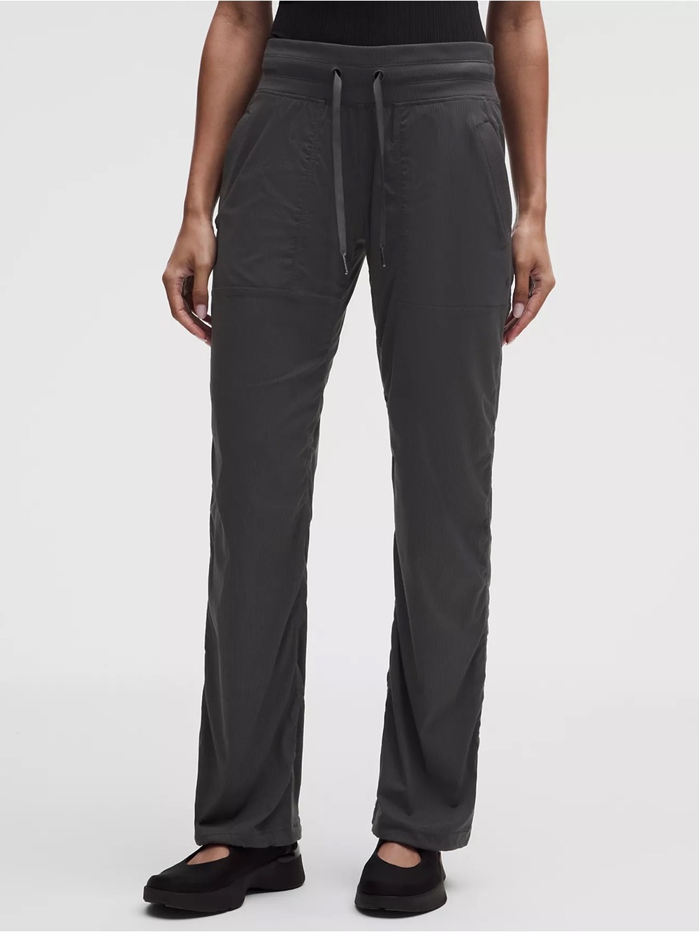 Luluemon Mid Rise Dance Studio Pant Graphite Grey Size 10 Tall